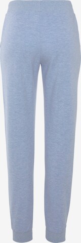 Effilé Pantalon de pyjama BENCH en bleu