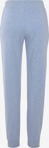 BENCH Tapered Pyjamasbukser i blå