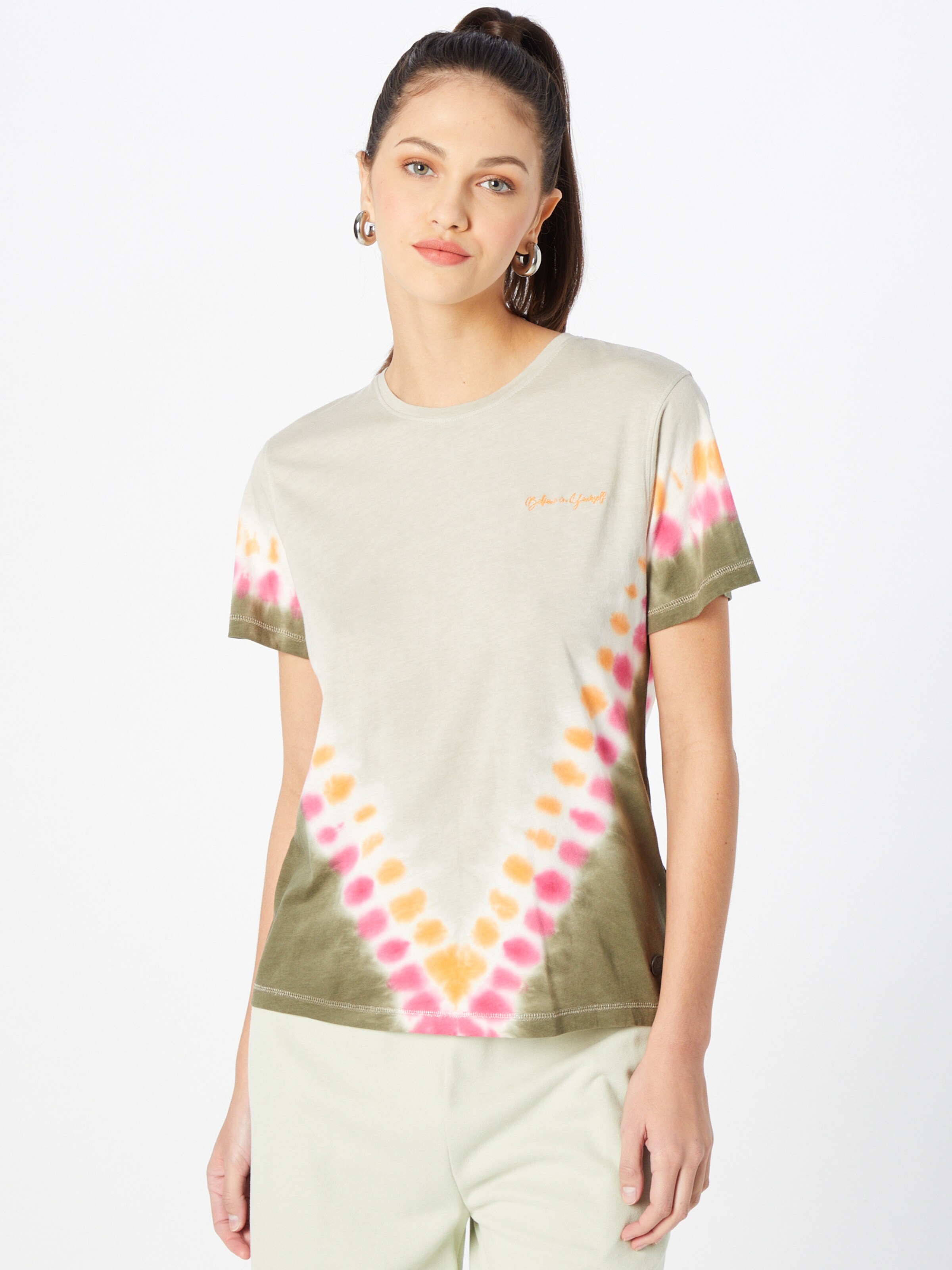 Frauen Shirts & Tops Key Largo T-Shirt 'REASON' in Khaki, Mint - TK98069