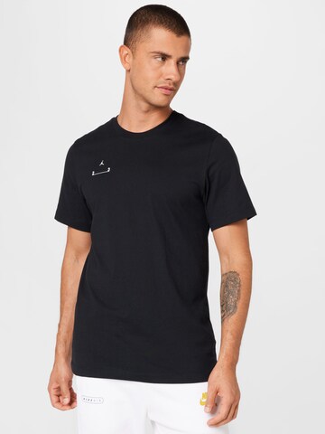 T-Shirt Jordan en noir : devant