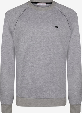 Sweat-shirt Felix Hardy en gris : devant