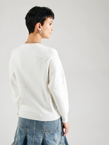 Hailys Pullover 'Fl44oret' i hvid
