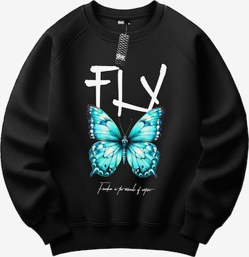 RMK Sweatshirt in Schwarz: Vorderseite