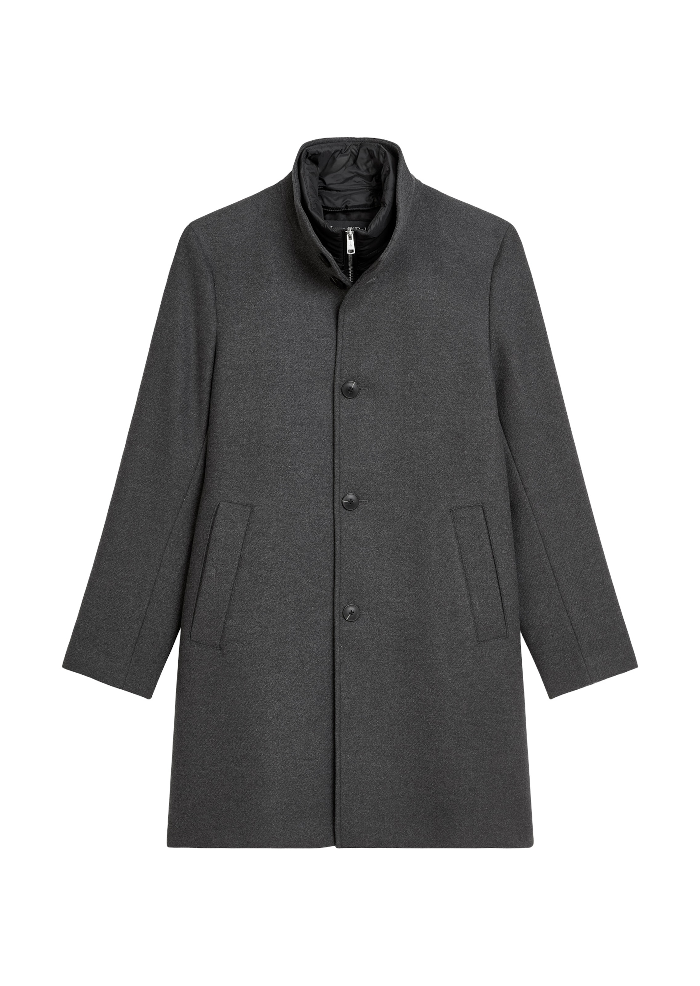 Manteau mi-saison Marc O'Polo en gris : devant
