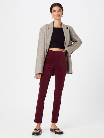 Regular Pantalon rosemunde en rouge