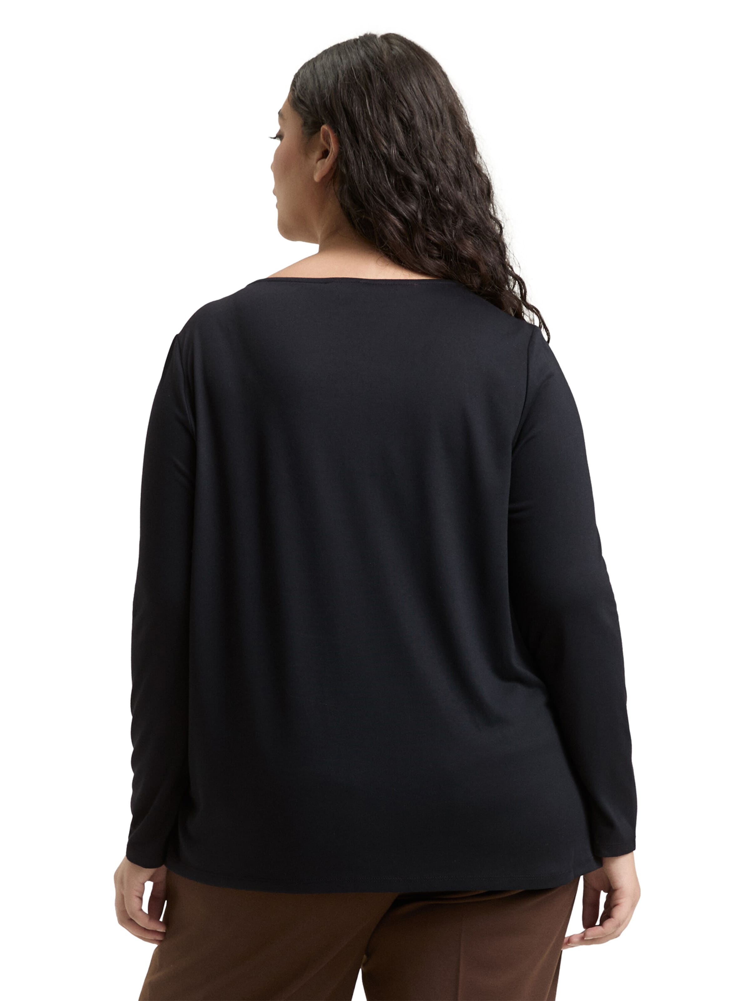 T-shirt Tom Tailor Women + en marron