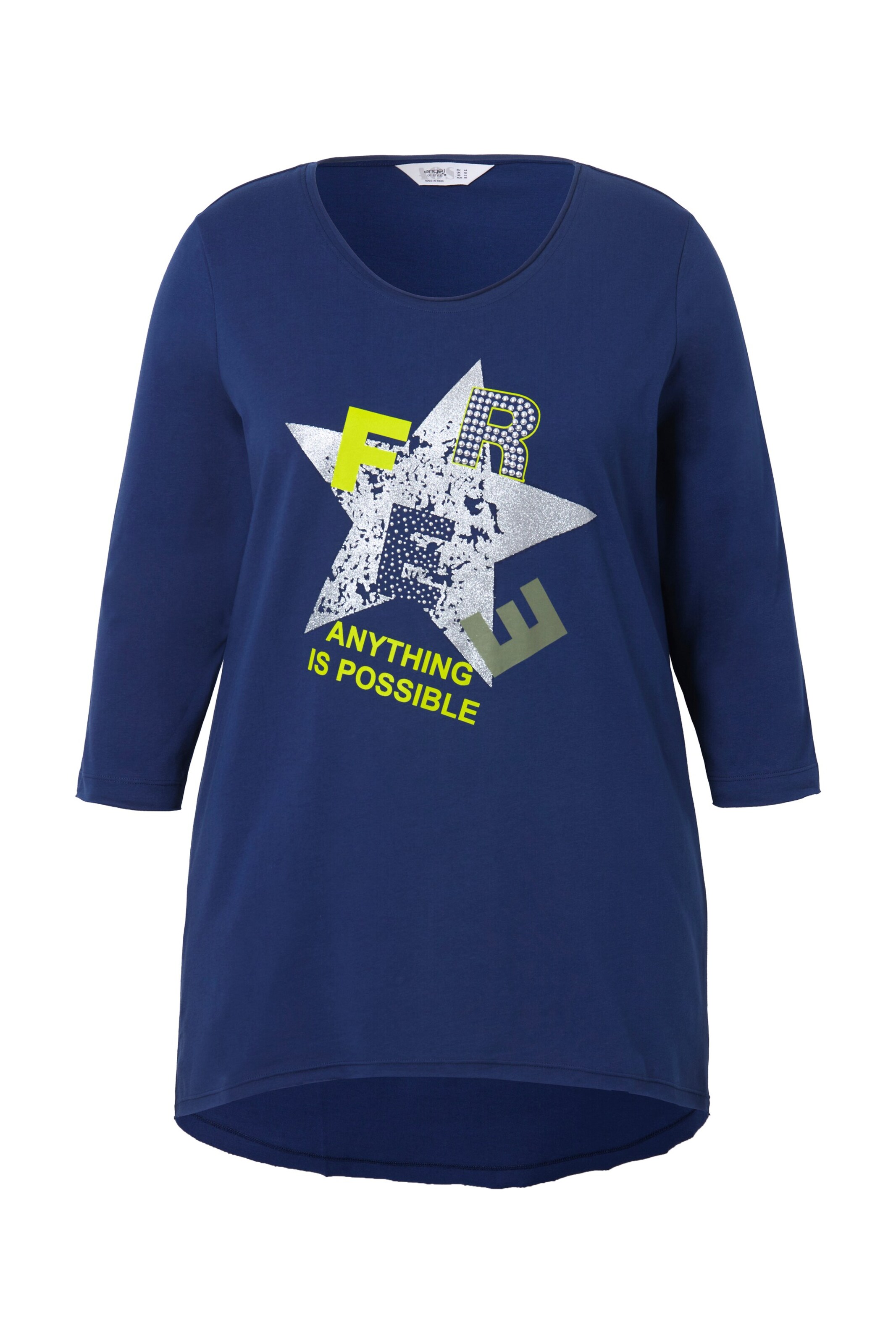 T-shirt Angel of Style en bleu : devant