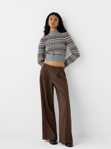 Pull-over Bershka en gris