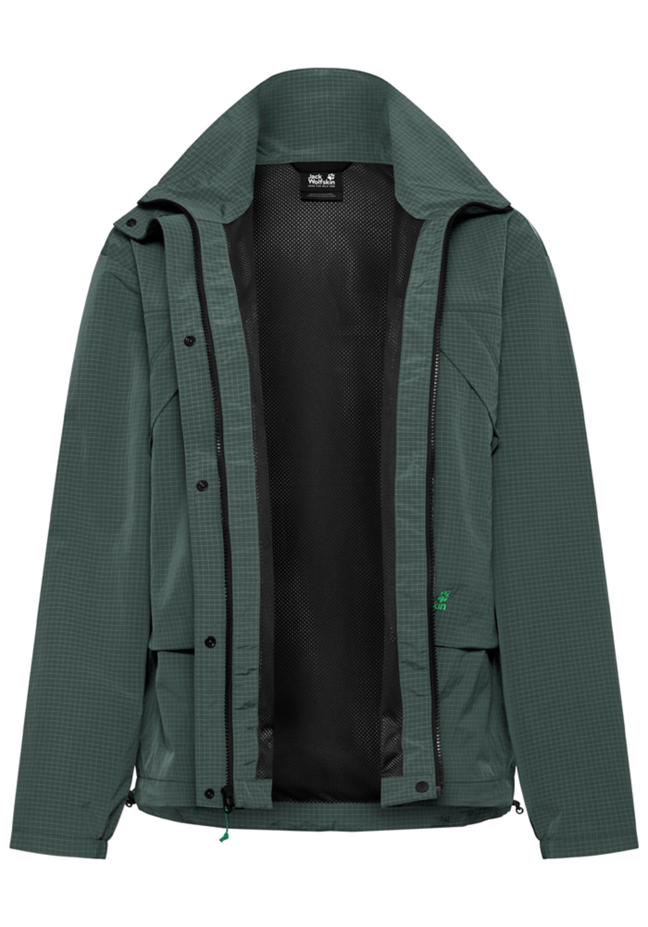JACK WOLFSKINOutdoor jakna 'FIND THE WILD' - zelena boja