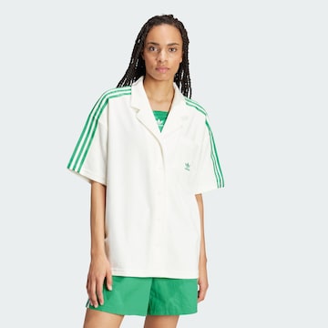 ADIDAS ORIGINALS Multifunctionele blouse 'Resort' in Wit: voorkant