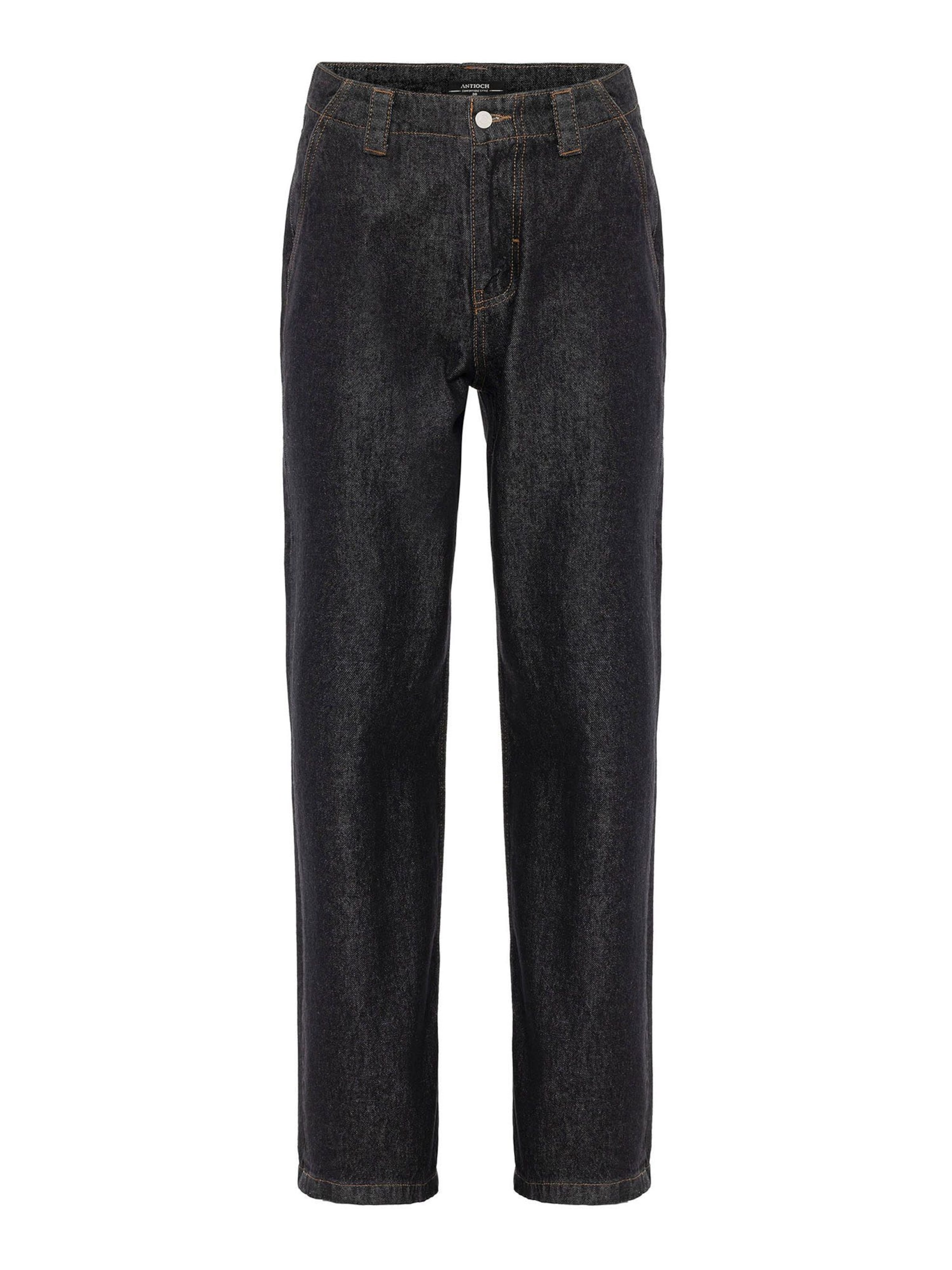 Antioch Regular Дънки в черно: отпред