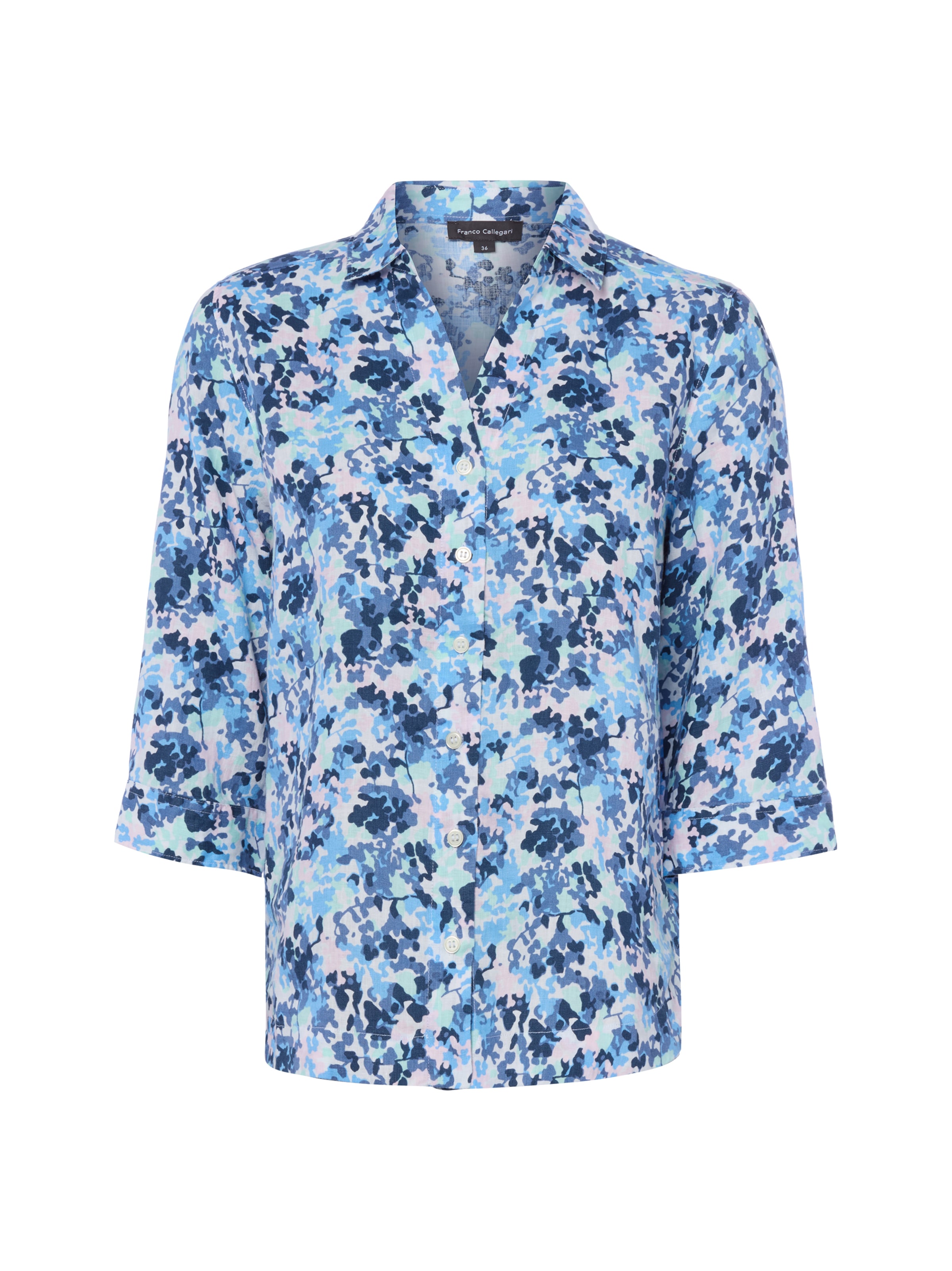 Franco Callegari Blouse in Blue: front