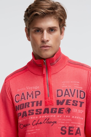 CAMP DAVID Sweater in Red