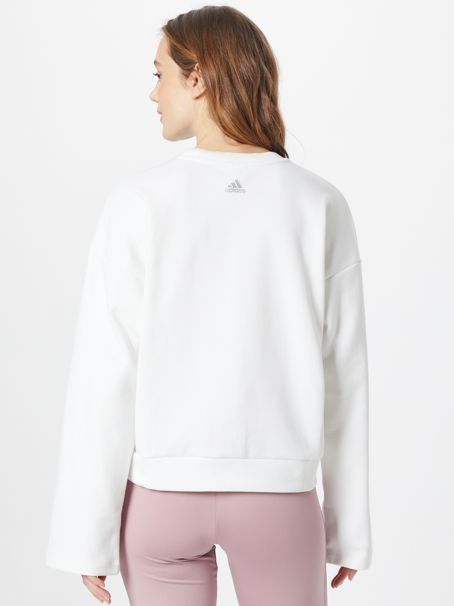ADIDAS PERFORMANCE Sweatshirt in Weiß, Pink 