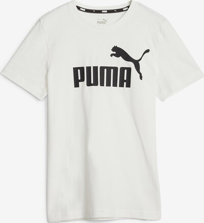 PUMA Shirt 'Essentials' in de kleur Zwart / Wit, Productweergave