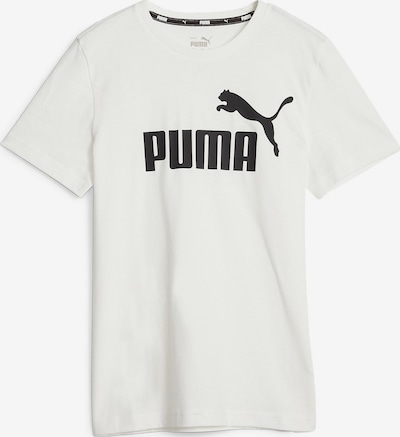 PUMA Shirt 'Essentials' in de kleur Zwart / Wit, Productweergave