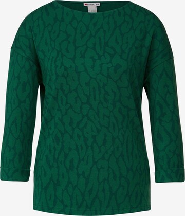 STREET ONE Shirt in Groen: voorkant