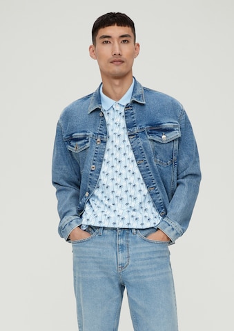 Coupe regular T-Shirt s.Oliver en bleu