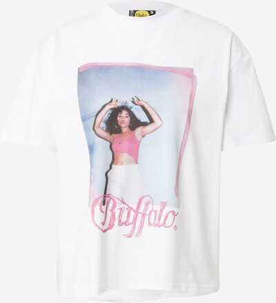 Buffalo Apparel T-shirt 'MARGO' en mélange de couleurs / blanc, Vue avec produit