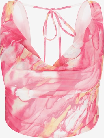 IZIA - Top en rosa: frente