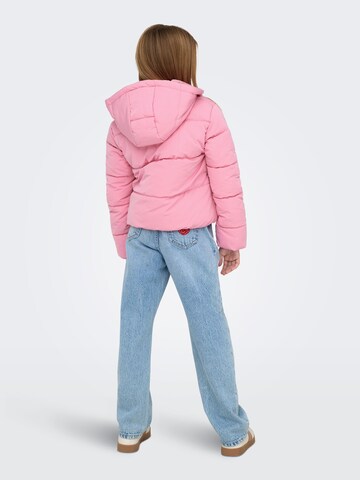 ONLY GIRLS Winter Jacket 'KOGMALIA' in Pink