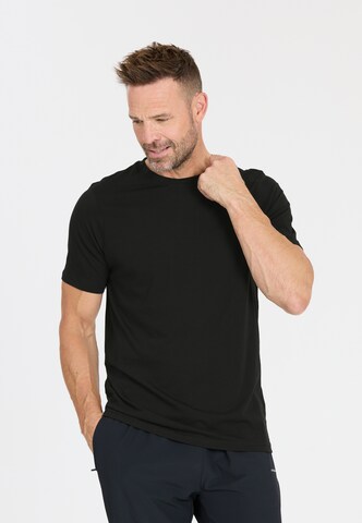 ENDURANCE Shirt 'Rabby' in Black: front