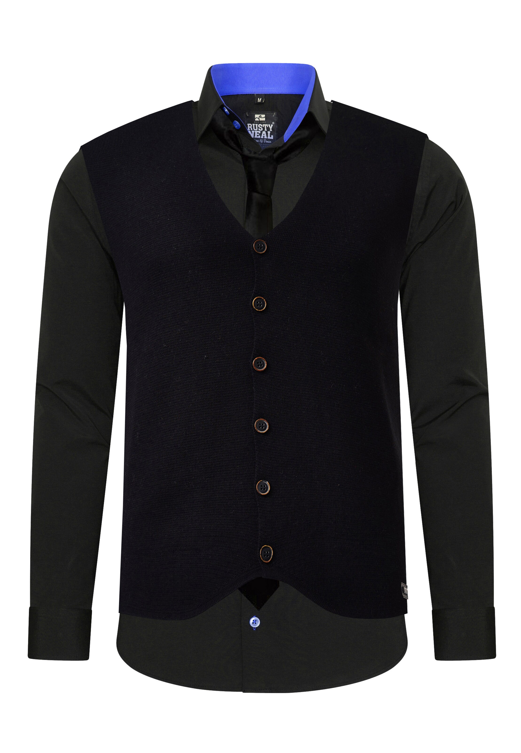 Rusty Neal Slim fit Button Up Shirt in Grey