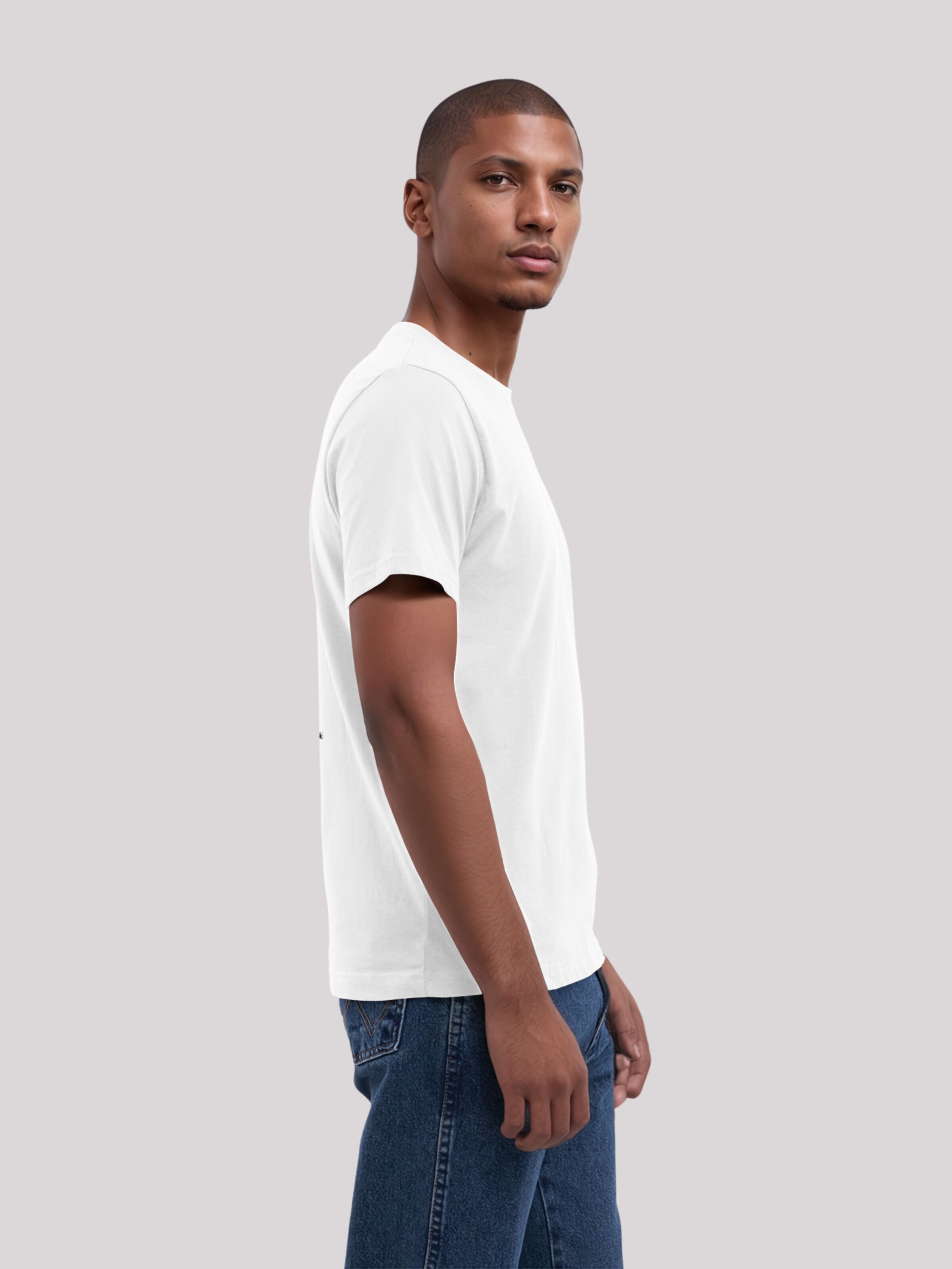 T-Shirt 'French 75 From Paris With Love' F4NT4STIC en blanc