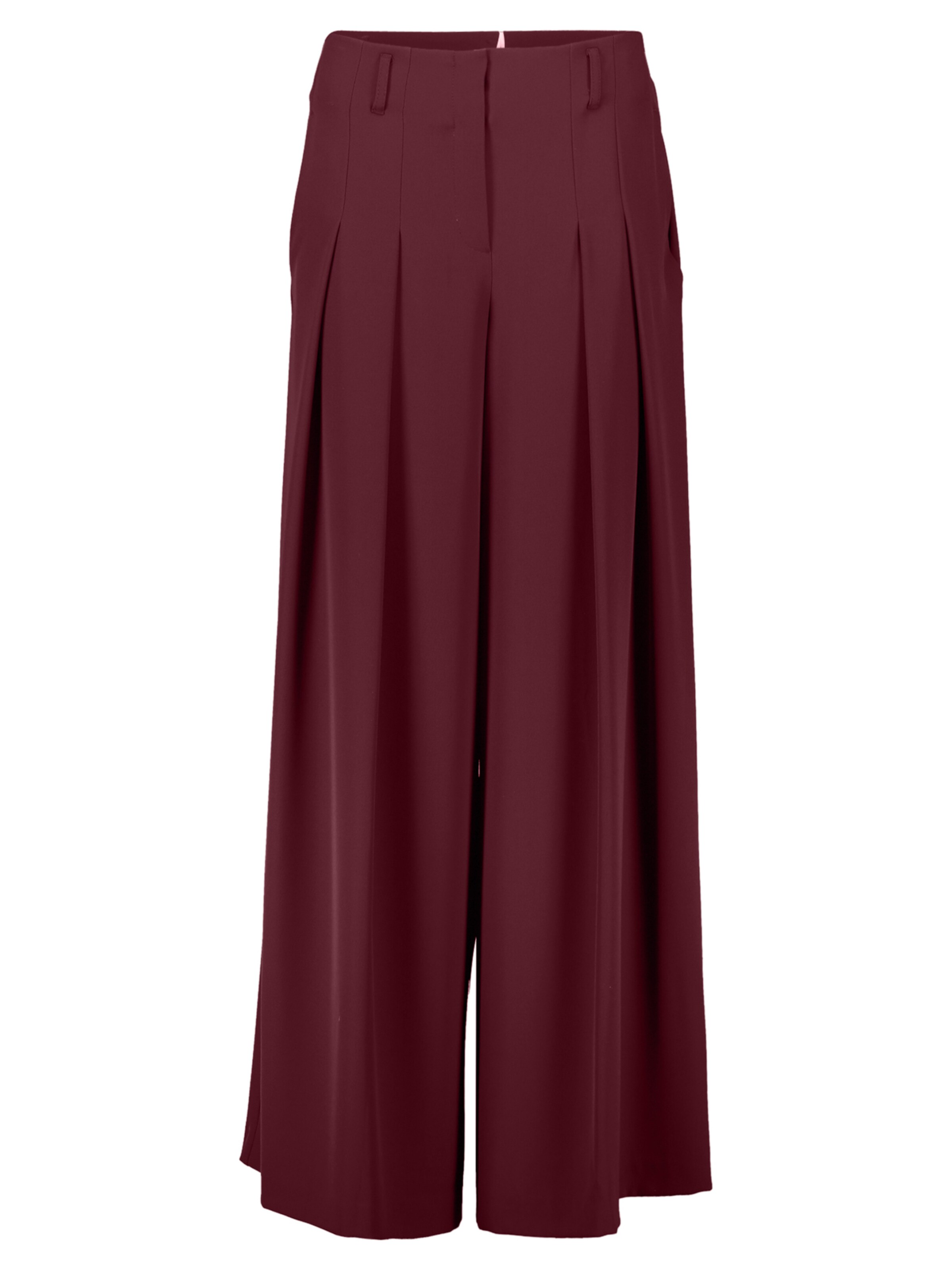 Vera Mont Regular Trousers in Red: front