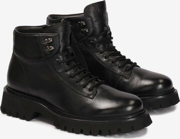 Kazar Lace-Up Boots in Black