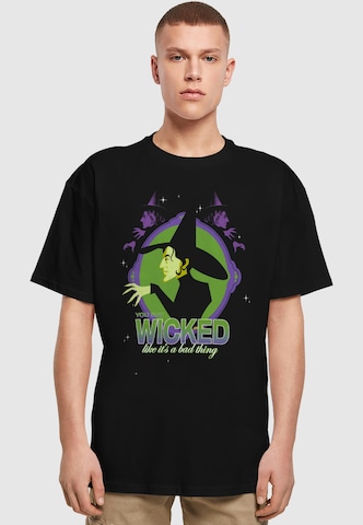 T-Shirt 'The Wizard of Oz - Wicked' ABSOLUTE CULT en noir : devant