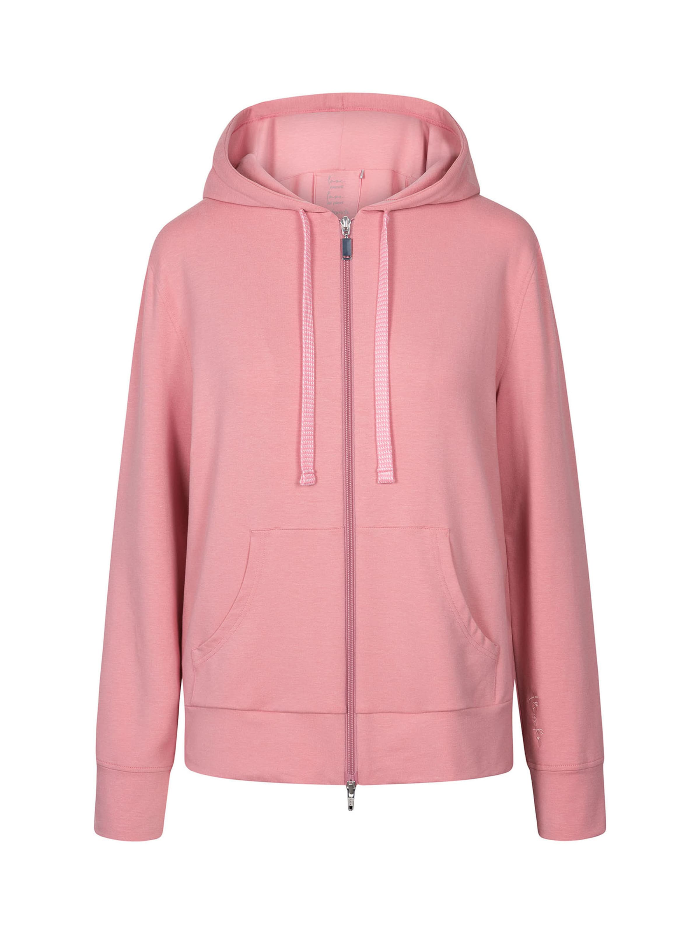 Rösch Sweatjacke ' Basic Hoodie ' in Pink: Vorderseite