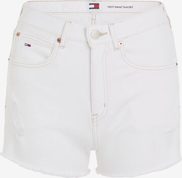 Tommy Jeans Regular Shorts in Weiß: predná strana