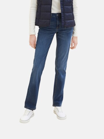 TOM TAILOR Bootcut Jeans 'Alexa' in Blauw: voorkant