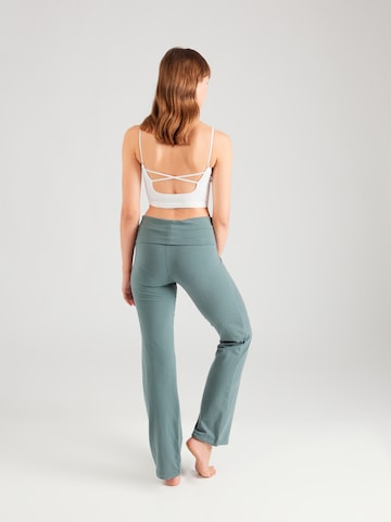 ONLY PLAY Flared Workout Pants 'FOLD' in Green