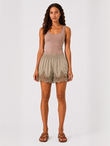 Opal Studio Regular Broek ' Luna ' in Bruin