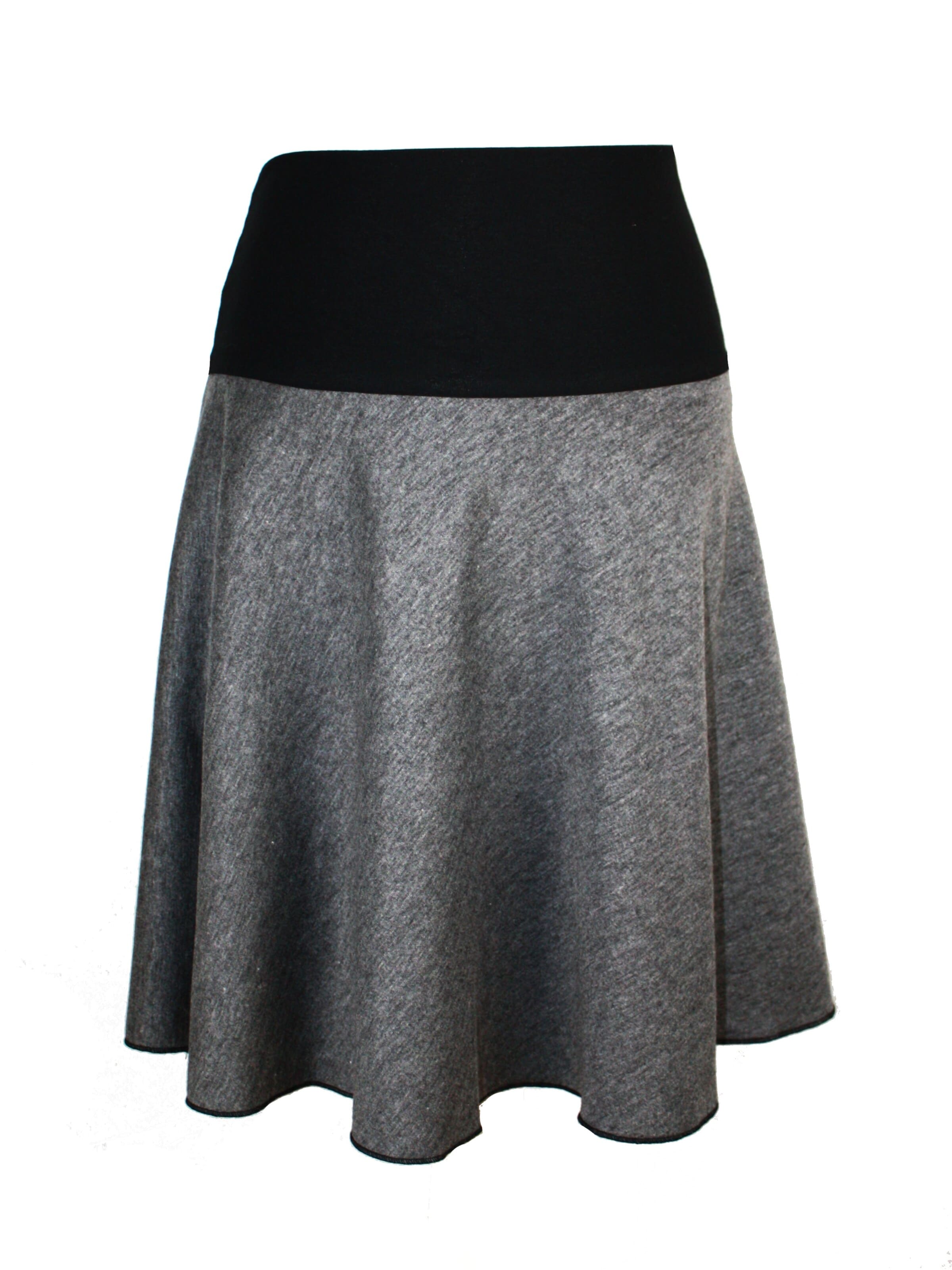 dunkle design Skirt 'Punta die Roma' in Grey: front