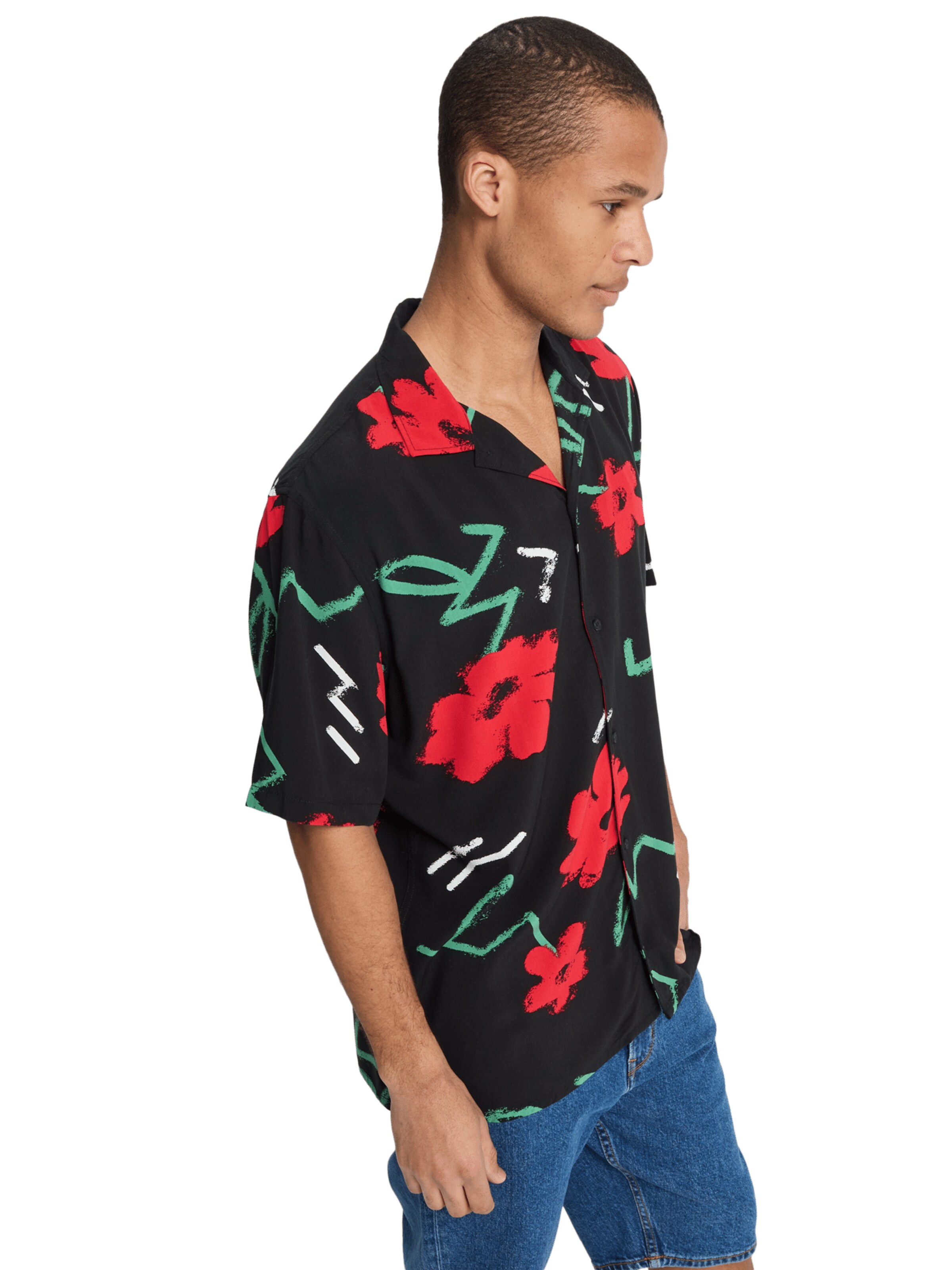 QUIKSILVER Comfort Fit Hemd in Schwarz
