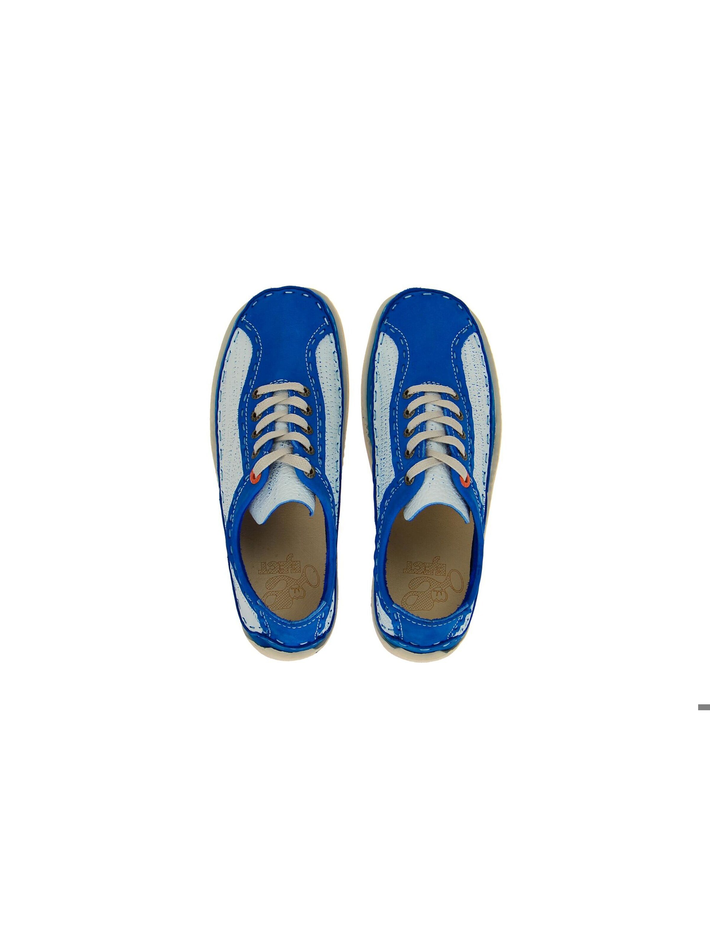 EJECT Schnürschuh 'Eject Schuhe eJECT blau weiß Damen Sneakers'‌‌‌‌‌‌‌‌‌ in Blau