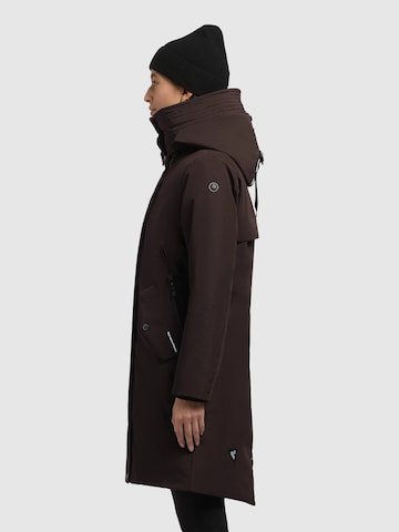 Manteau d’hiver 'Webb' khujo en violet