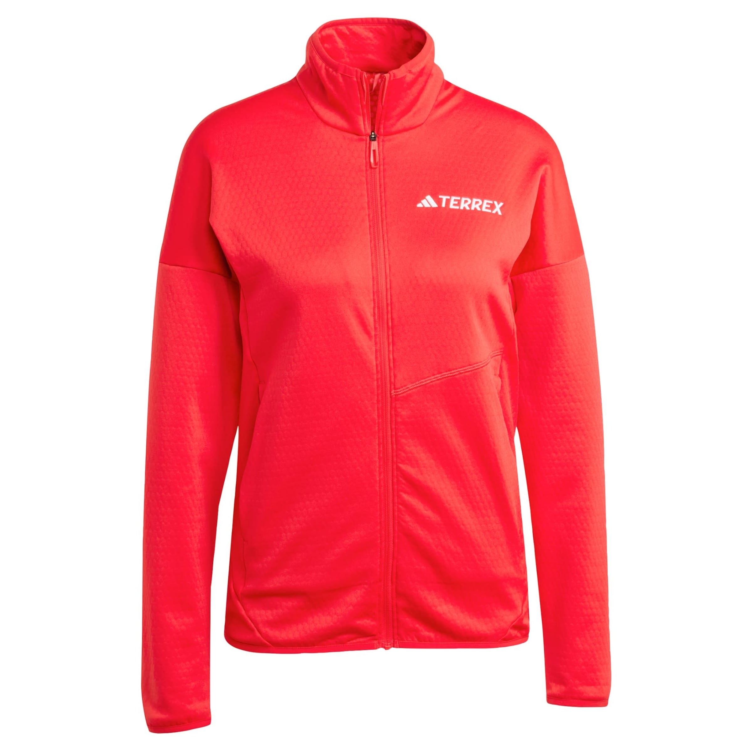 ADIDAS TERREX Functionele fleece jas 'Xperior' in Rood: voorkant