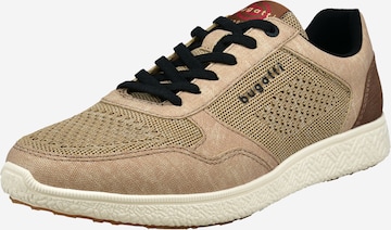 bugatti - Sapatilhas baixas em bege: frente