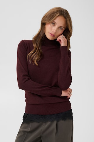 Pull-over SAINT TROPEZ en rouge : devant