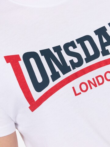 LONSDALE Футболка в Белый