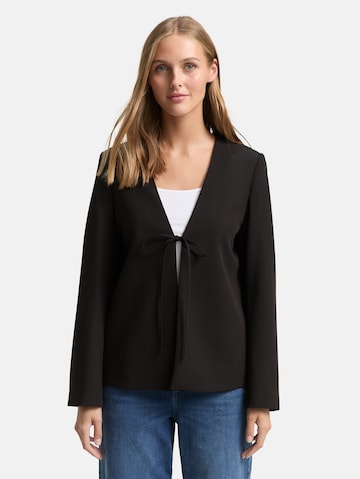TOM TAILOR DENIM Blazer in Schwarz: Vorderseite