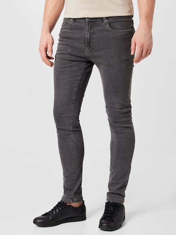 BURTON MENSWEAR LONDONSkinny Traperice - siva boja: prednji dio