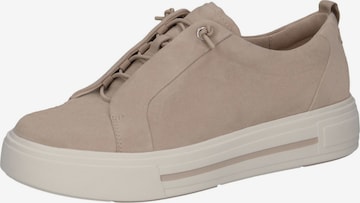 Baskets basses CAPRICE en beige : devant