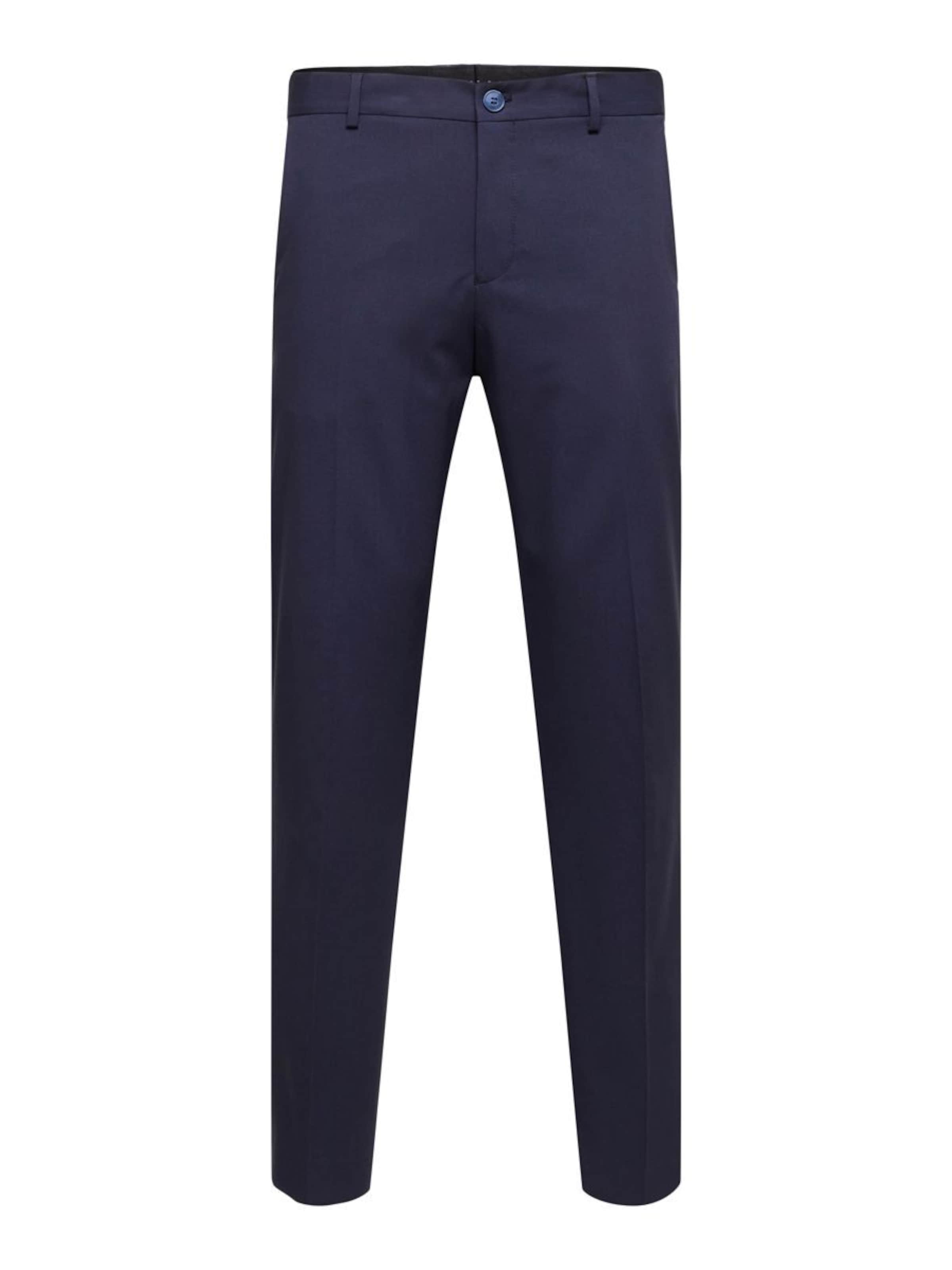 SELECTED Trousers with creases 'SLHLiam' in Blue: front
