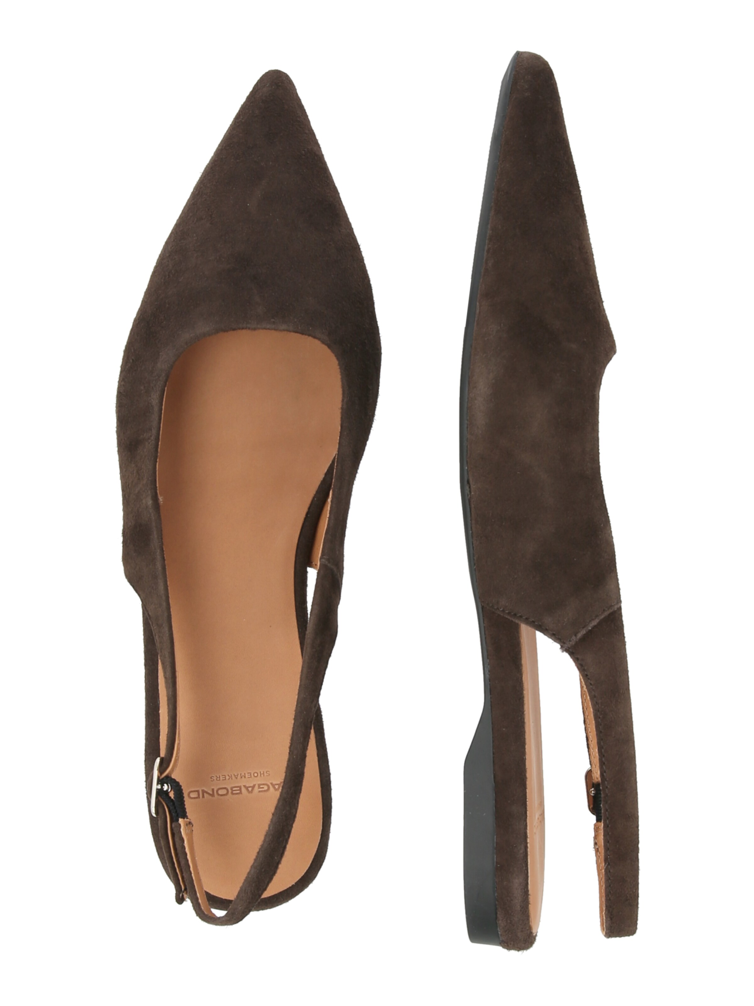 VAGABOND SHOEMAKERS - Sabrina com tiras 'HERMINE' em castanho