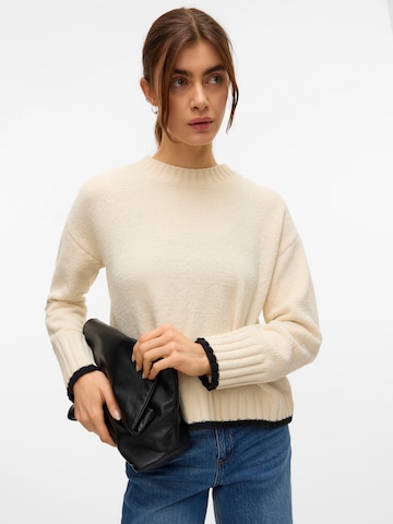 VERO MODA Pulover 'VMSHADOW' | bež barva